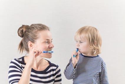 Mycie zębów u dziecka